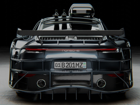 Porsche Carrera 3D Model