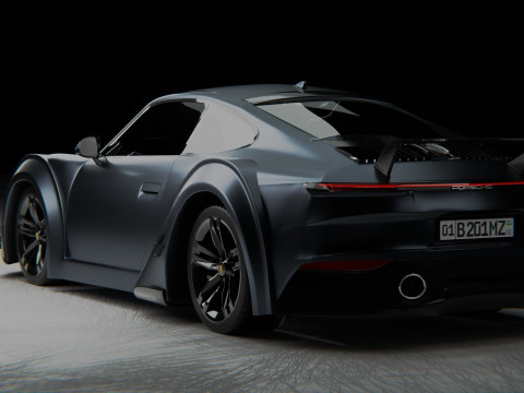 Porsche Carrera 3D Model