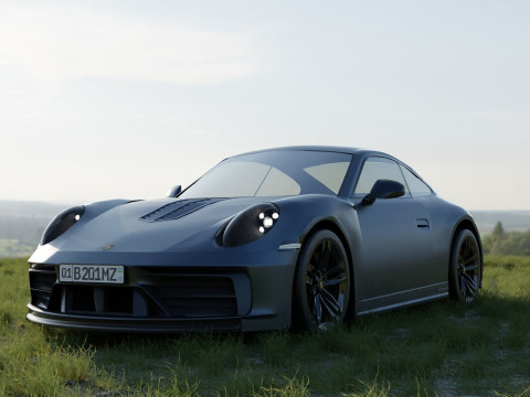 Porsche Carrera 3D Model