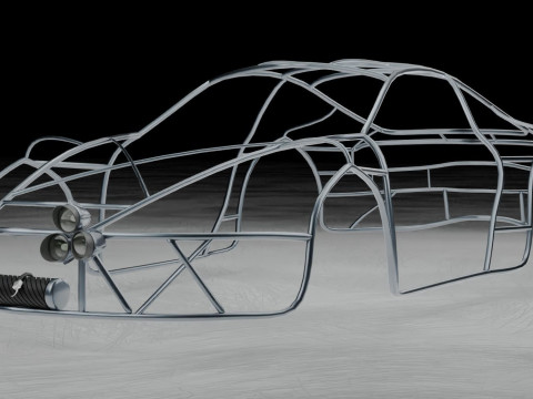 Porsche Carrera 3D Model