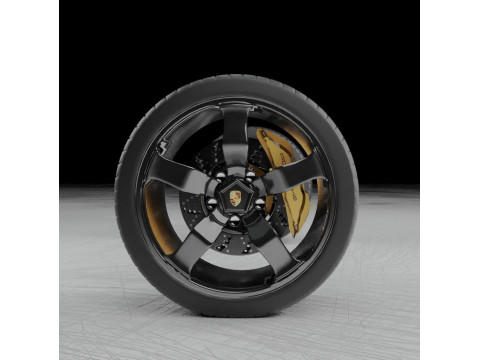 Porsche Carrera 3D Model