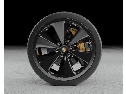 Porsche Carrera 3D Model