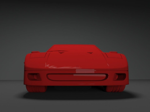 Ferrari F40 Modelo de Impressão 3D