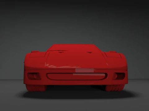 Ferrari F40 3D Print Model