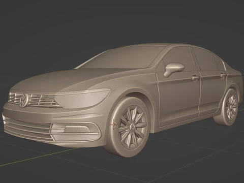 Volkswagen Passat 3D Print Model