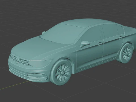 Volkswagen Passat 3D Print Model