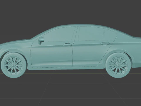 Volkswagen Passat 3D Print Model