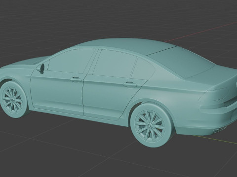 Volkswagen Passat 3D Baskı Modeli