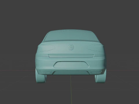 Volkswagen Passat 3D Print Model