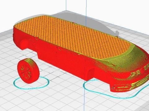 Volkswagen Passat 3D Print Model