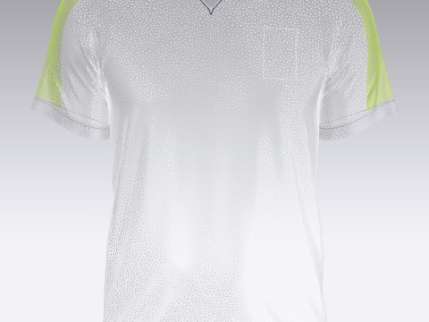 Mens Soccer Neon Color Jersey Player-10 3D मॉडल
