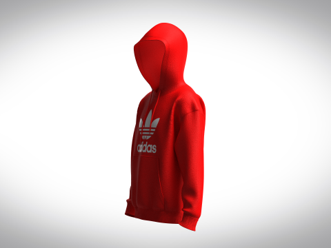 ADIDAS ADICOLOR CLASSICS TREFOIL HOODIE Model 3D