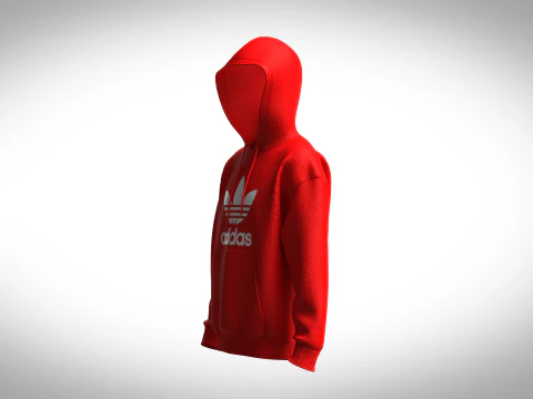 ADIDAS ADICOLOR CLASSICS TREFOIL HOODIE 3D Model