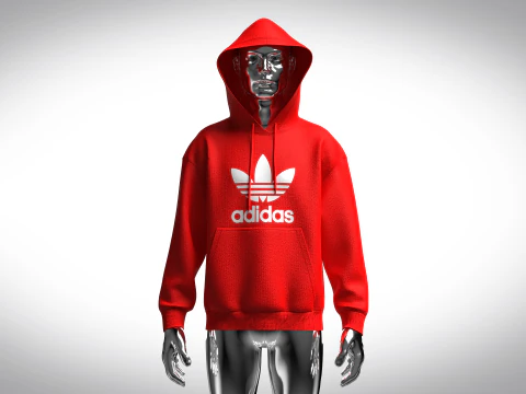 ADIDAS ADICOLOR CLASSICS TREFOIL HOODIE 3D Model