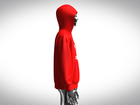 ADIDAS ADICOLOR CLASSICS TREFOIL HOODIE Model 3D