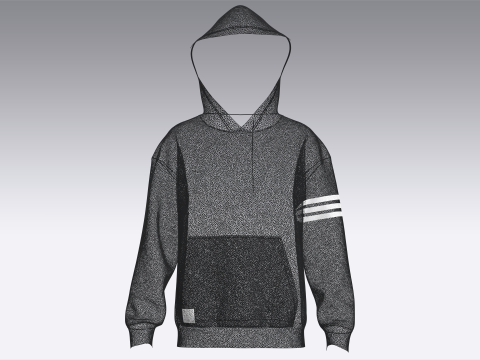Adidas Adicolor Neuclassics Hoodie 3D Model