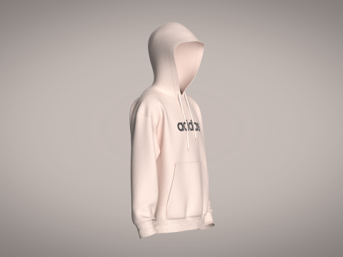 Adidas All-SZN Fleece Graphic Hoodie Modelo 3D