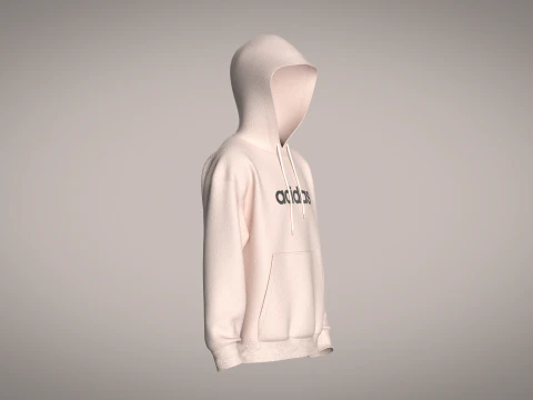 Флисовая толстовка с рисунком Adidas All-SZN 3D Модель