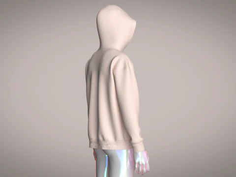 Флисовая толстовка с рисунком Adidas All-SZN 3D Модель