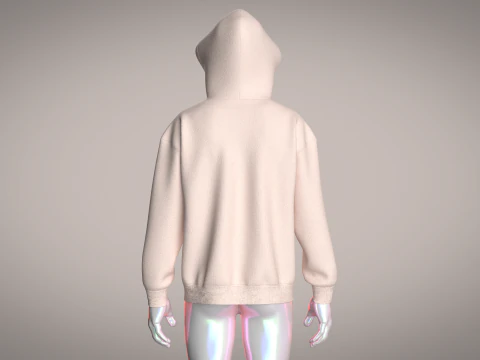 Флисовая толстовка с рисунком Adidas All-SZN 3D Модель