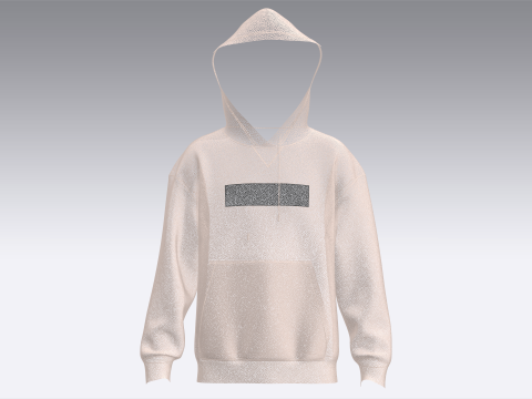 Adidas All-SZN Fleece Graphic Hoodie Modelo 3D