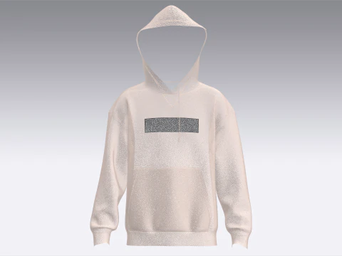 Флисовая толстовка с рисунком Adidas All-SZN 3D Модель