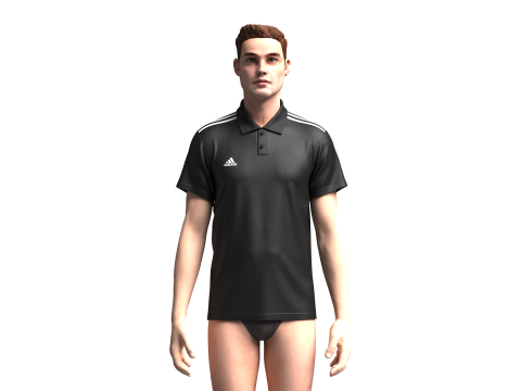 ADIDAS CONDIVO 20 POLO 3D Модель