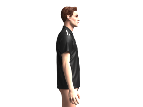 ADIDAS CONDIVO 20 POLO 3D Модель