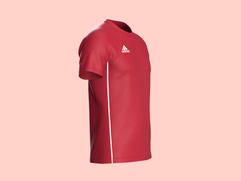 ADIDAS CORE 18 TRAINING JERSEY 3D Модель