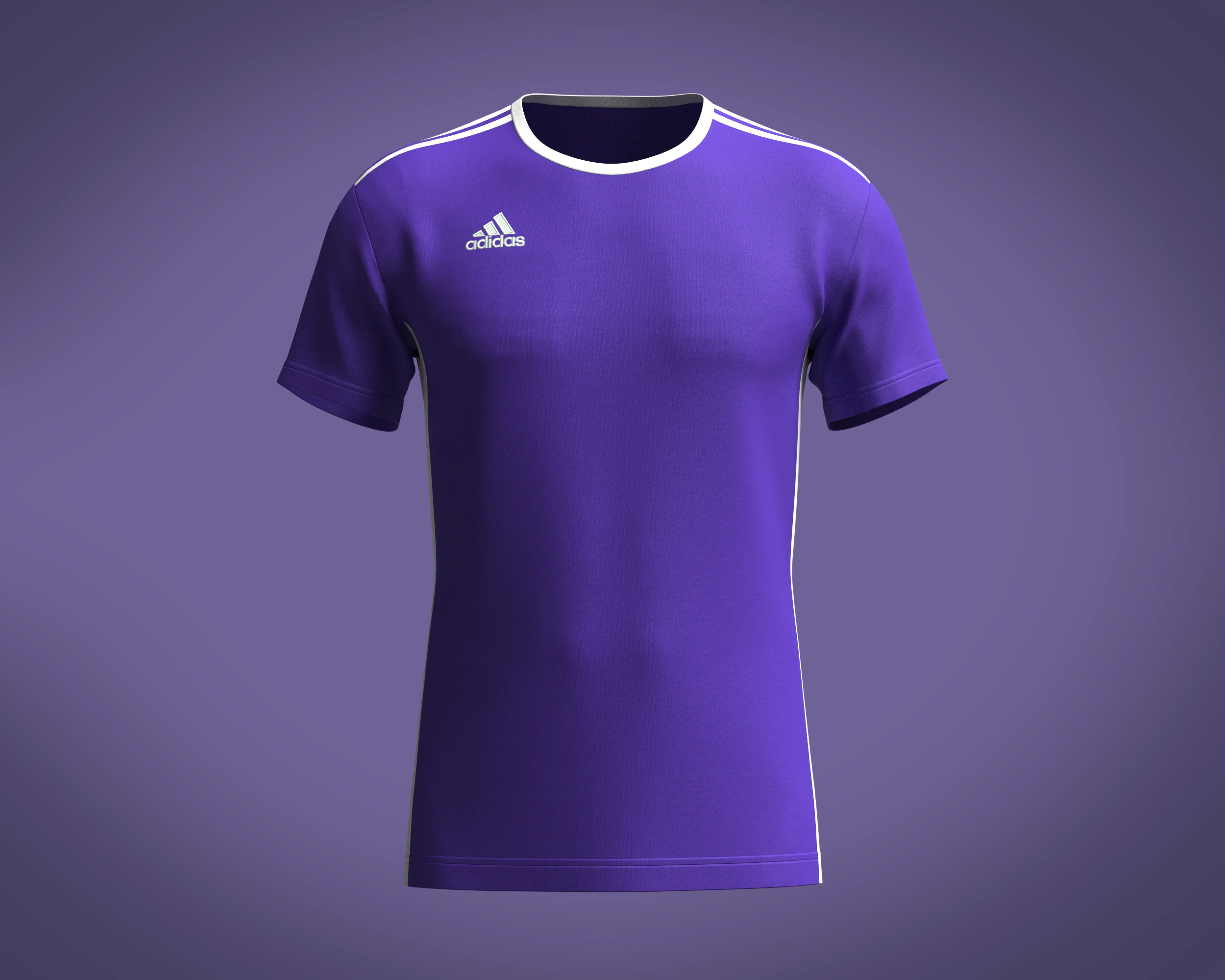 ADIDAS ENTRADA JERSEY 3D Model .c4d .max .obj .3ds .fbx .stl .blend 