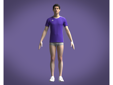 ADIDAS ENTRADA JERSEY 3D Модель
