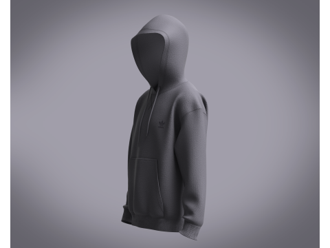 Adidas Featherweight Shmoofoil Hoodie 3Dモデル
