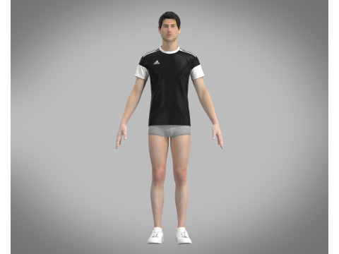 Adidas mi Squadra 17 Uniform Model 3D