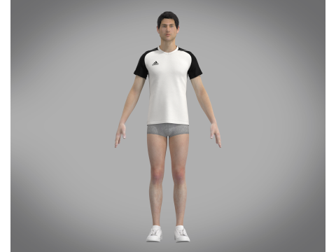 Adidas Mi Tiro17 Uniform 3D मॉडल