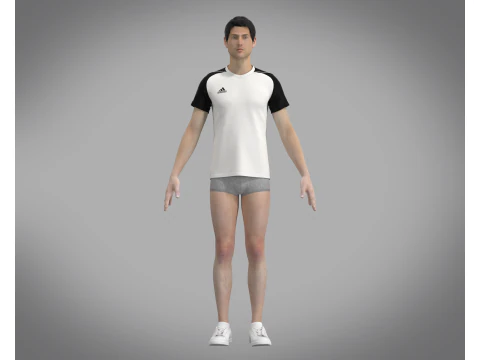 Adidas Mi Tiro17 Uniform 3D Model