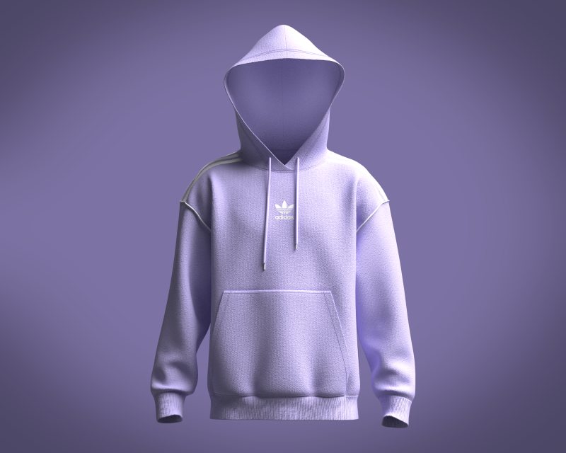 Adidas Rekive Hoodie 3D 模型 .c4d .max .obj .3ds .fbx .stl .blend 