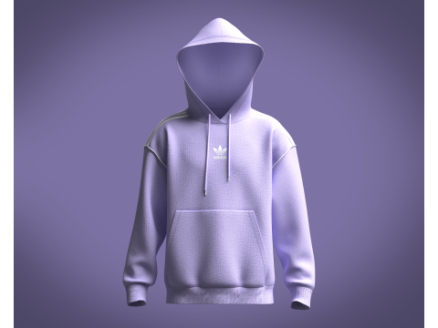 Adidas Rekive Hoodie 3D Model