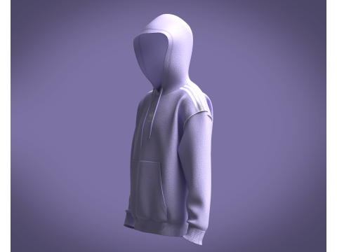 Adidas Rekive Hoodie 3D 模型