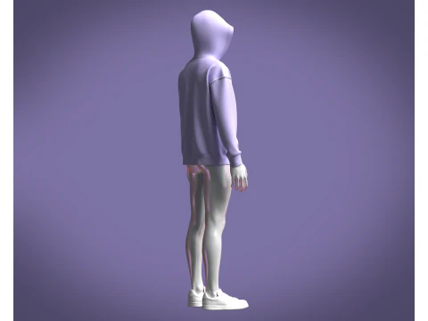 Adidas Rekive Hoodie 3D Model