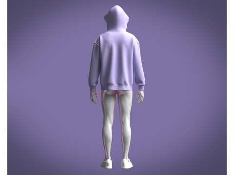 Adidas Rekive Hoodie 3D 模型
