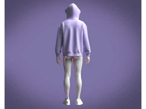 Adidas Rekive Hoodie 3D Model