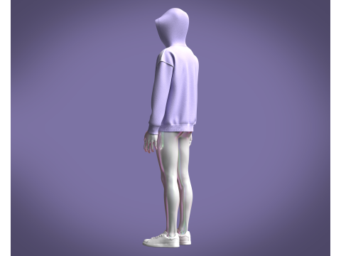Adidas Rekive Hoodie 3D 模型