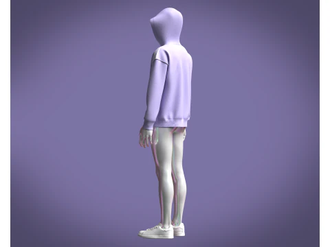 Adidas Rekive Hoodie 3D Model