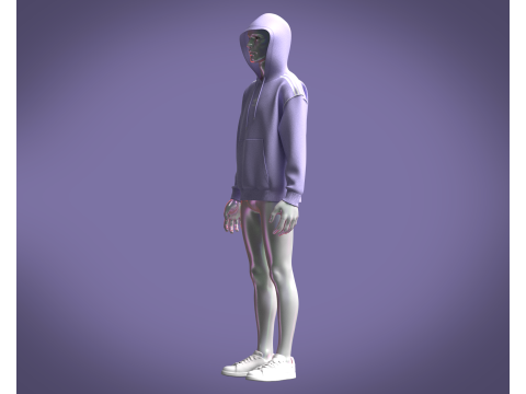 Adidas Rekive Hoodie 3D 模型