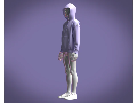 Adidas Rekive Hoodie 3D Model