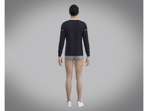 ADIDAS SQUADRA 17 LONG-SLEEVE JERSEY Modèle 3D