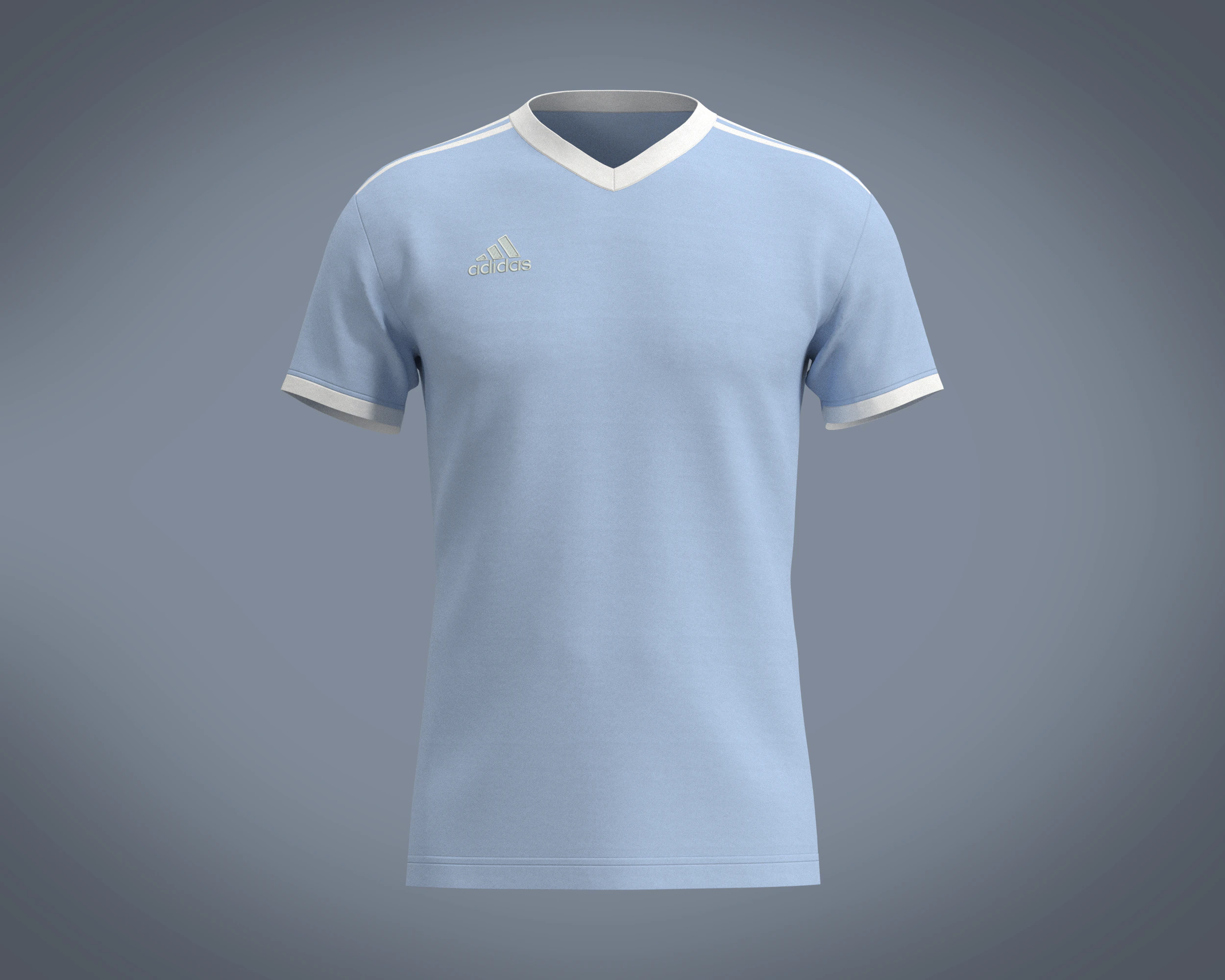 ADIDAS TABELA 18 JERSEY 3D Model .c4d .max .obj .3ds .fbx .stl .blend 
