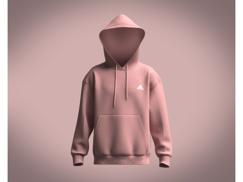 Adidas Stadium Fleece Badge of Sport Hoodie 3D Model