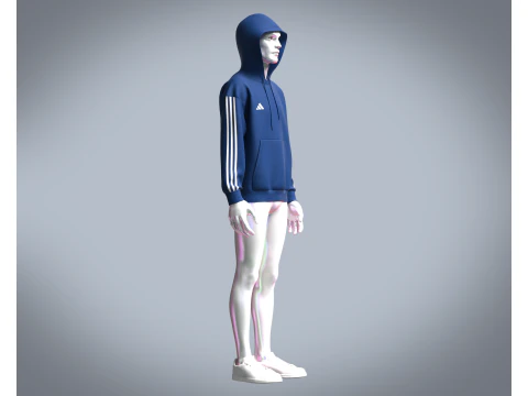 Adidas Tiro-23 League Sweat Hoodie 3D Model