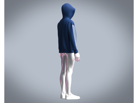Adidas Tiro-23 League Sweat Hoodie 3D Модель